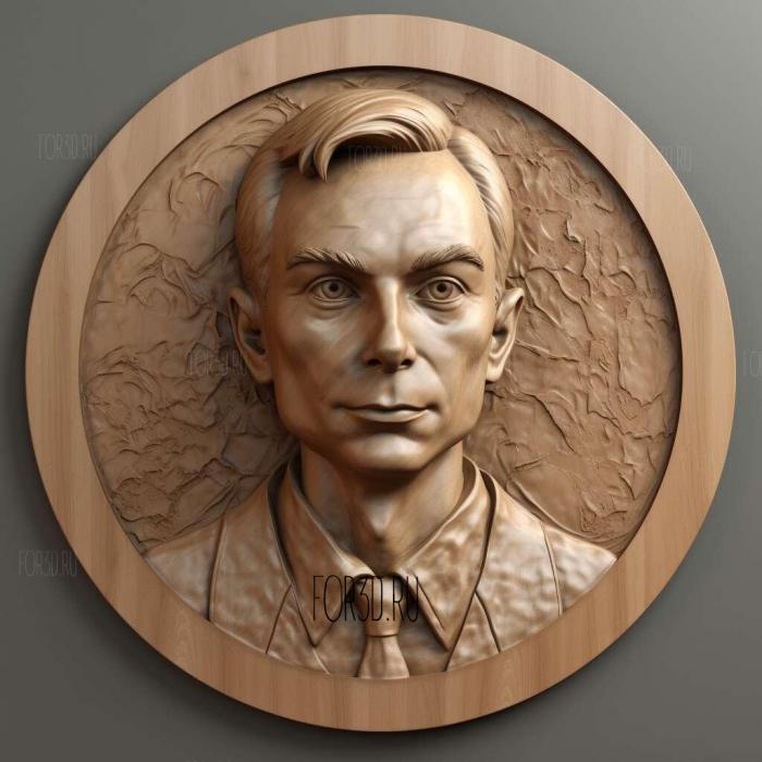 Sheldon Cooper 1 stl model for CNC